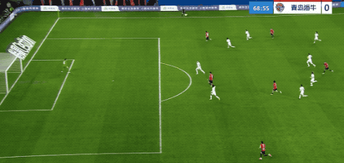 成都蓉城1-0力克青岛海牛 罗慕洛头球破门牟鹏飞