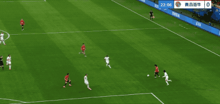 成都蓉城1-0力克青岛海牛 罗慕洛头球破门牟鹏飞